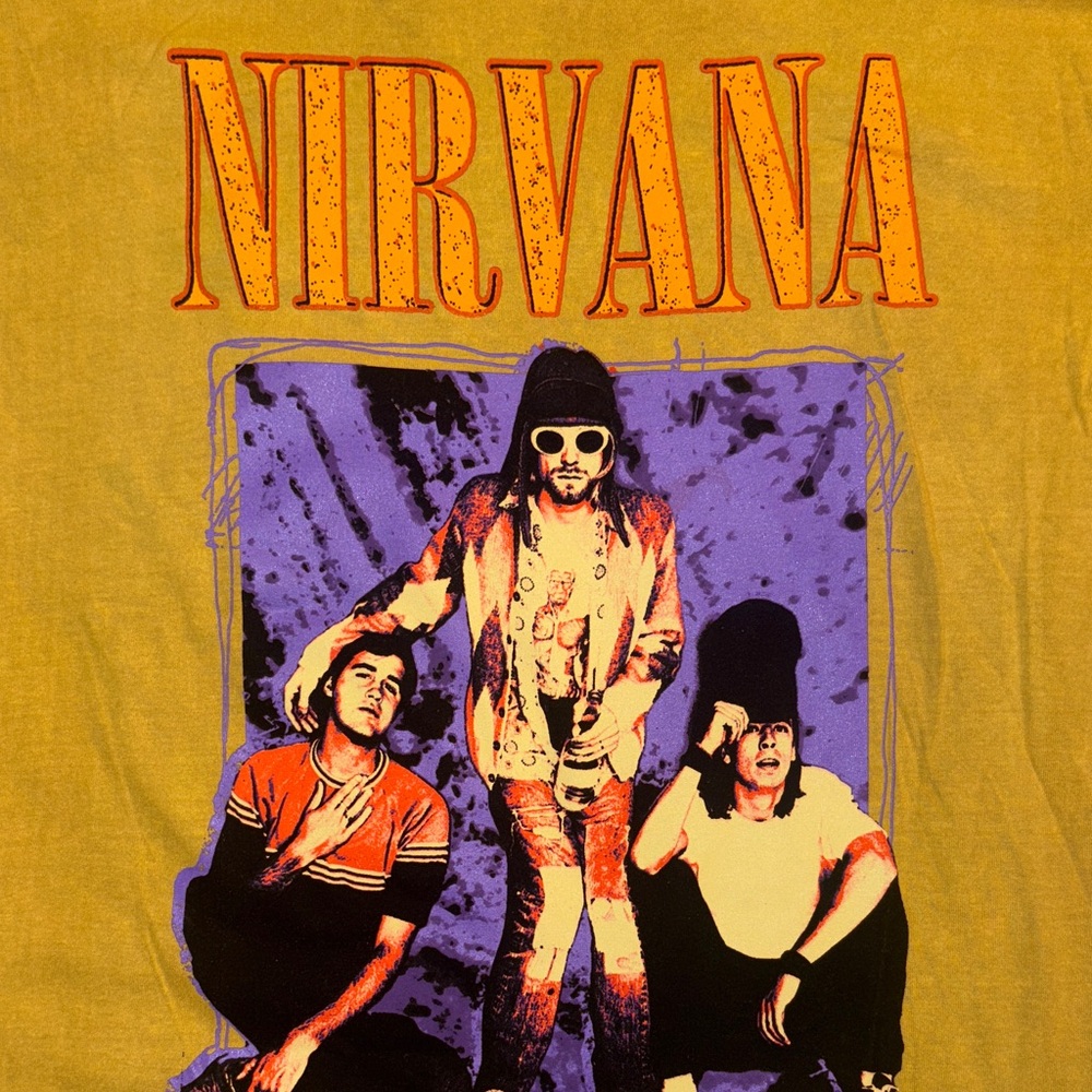 Nirvana Band Tee ☮️